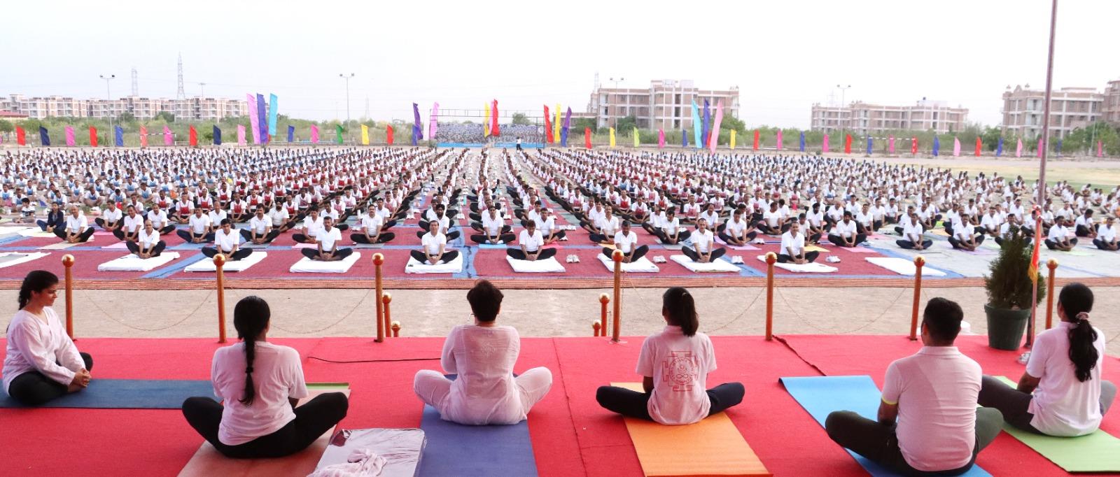 International Yoga Day 2024 RTC CRPF Jodhpur